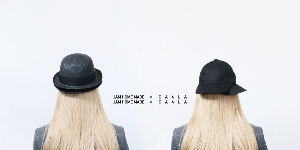 JAM HOME MADE × CA4LA ジャムホームメイド・カシラ コラボニットキャップ/ネイビー/日本製 【数量限定，爆買い】